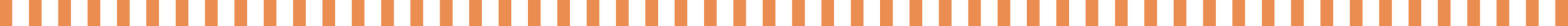Orange dotted border line on a white background